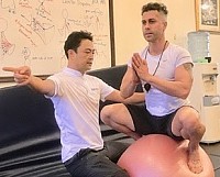 Dynamic Postural Training by using Hiro's unique method - Balance Ball YOGA