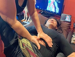 Massage focusing on rib flare