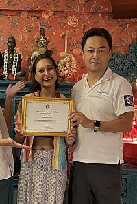 Dr. Amrita from the UK and a physiotherapist and judo therapist from Japan