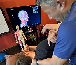 Deep Tissue Massage to improve cervical mobility