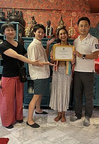 Physiotherapists working at Hospital from Japan