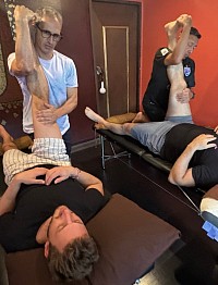 SLR test and sciatic nerve gliding