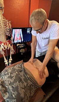 Sports Massage for Myofascial lower back pain