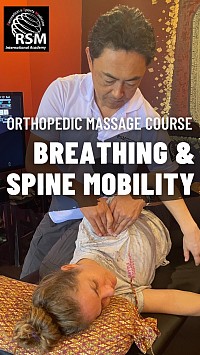 Orthopedic massage course for breathing and spine mobilization